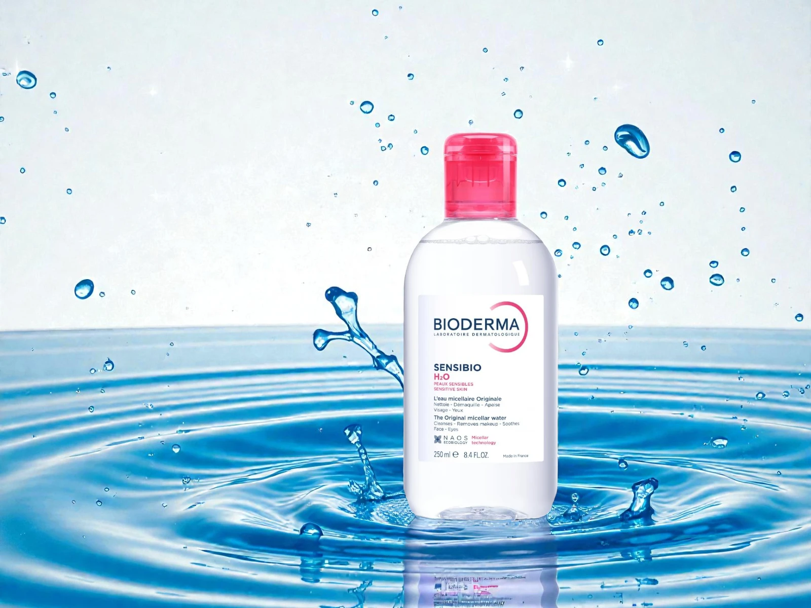 بيوديرما سينسيبيو H2O مزيل المكياج الوردي للبشرة الحساسة 5 بيوديرما سينسيبيو H2O مزيل المكياج الوردي للبشرة الحساسة