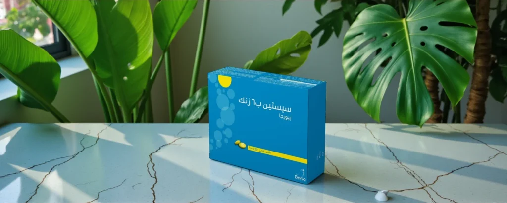 سيستين ب6 مع الزنك – بيورجا